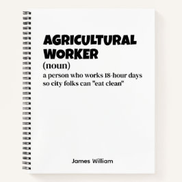 Landarbeiter - Funny Gift Idea Notizblock