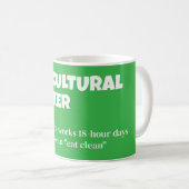 Landarbeiter - Landwirtschaftlich - Definition Kaffeetasse (VorderseiteRechts)