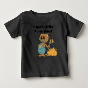 Landarbeiter-T-Shirts und Geschenke des Papas Baby T-shirt