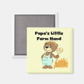 Landarbeiter-T-Shirts und Geschenke des Papas Magnet (Vorderseite/Rückseite)