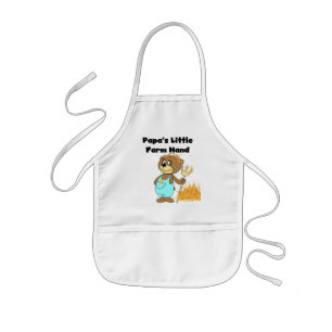 Landarbeiter-T-Shirts und Geschenke des Papas weni Kinderschürze