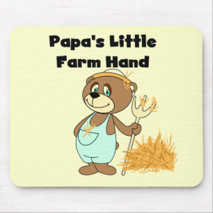 Landarbeiter-T-Shirts und Geschenke des Papas weni Mousepad