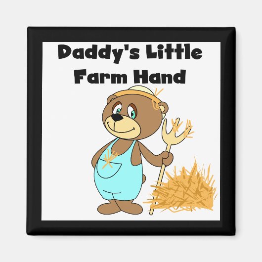 Landarbeiter-T-Shirts und Geschenke des Vatis weni Magnet (Vorne)