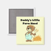 Landarbeiter-T-Shirts und Geschenke des Vatis weni Magnet (Vorderseite/Rückseite)