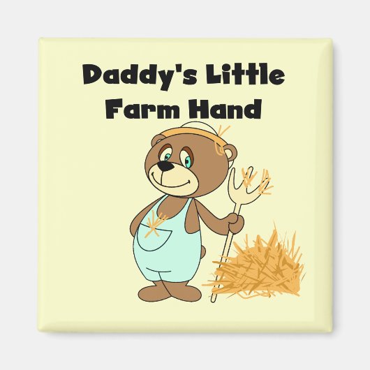 Landarbeiter-T-Shirts und Geschenke des Vatis weni Magnet (Vorne)