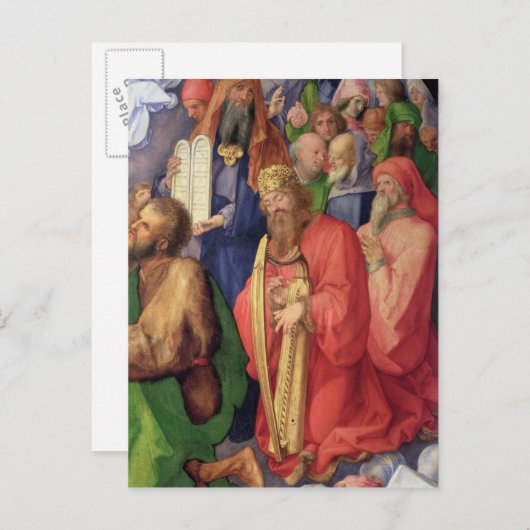 Landauer Altarpiece: König David, 1511 Postkarte (Vorne/Hinten)