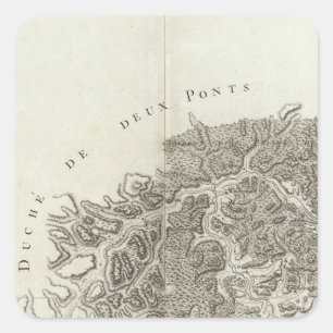 Landauer, Wissembourg Quadratischer Aufkleber