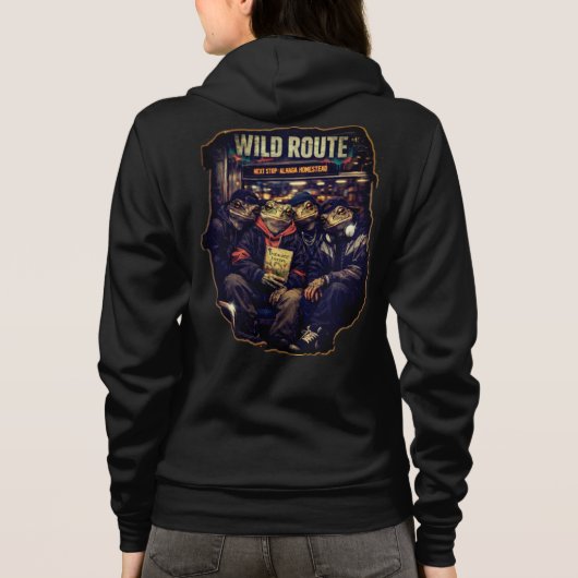 Landaufgewachsen, stadtcool - hoodie (Rückseite)