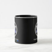 Landbadge-Tasse mit schwarzem Griff Tasse (Zentrum)