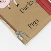 Landbauernhof und Tierschutzdecke Fleecedecke (Ecke)