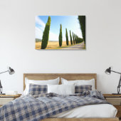 Landbaumstraße, Toskana Leinwanddruck (Insitu (Schlafzimmer))