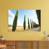 Landbaumstraße, Toskana Leinwanddruck (Insitu (Wohnzimmer))