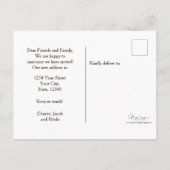 Landbebauung der sonnigen Kuh Ankündigungspostkarte (Rückseite)