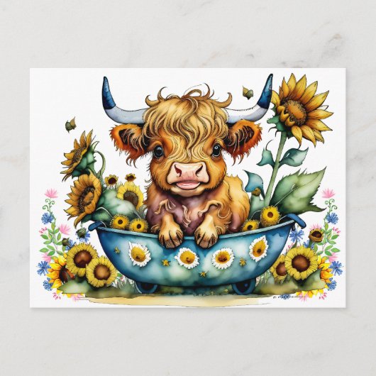 Landbegrüßung Postkarte (Vorderseite)