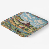 Landbesitz Pappteller (Gewinkelt)