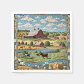 Landbesitz Serviette (Vorderseite)