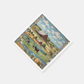 Landbesitz Serviette (Ecke)