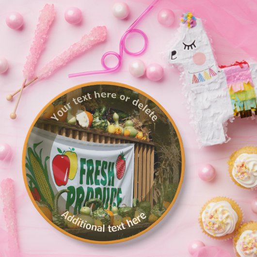 Landbetrieb Stand Personalisiertes Party Pappteller (Party)