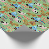 Landbetriebsleben Geschenkpapier (Ecke)