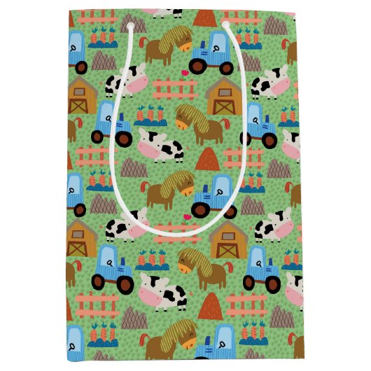 Landbetriebsleben Mittlere Geschenktüte (Vorderseite)