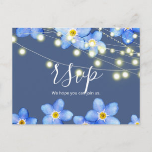 Landblaue Vergissmeinnicht   RSVP Postkarte
