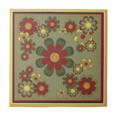 Landblumen-Fliese Fliese (Vorderseite)
