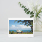 Landboot Postkarte (Stehend Vorderseite)