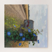 Landbriefkasten mit Morgenblumen Puzzle (Horizontal)