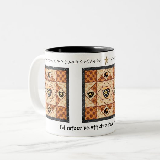 LandChicks Patchwork Quilters Tasse (Vorderseite Links)