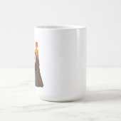 Landcowboy & Stadtmädchen Silhouette Kaffeetasse (Mittel)