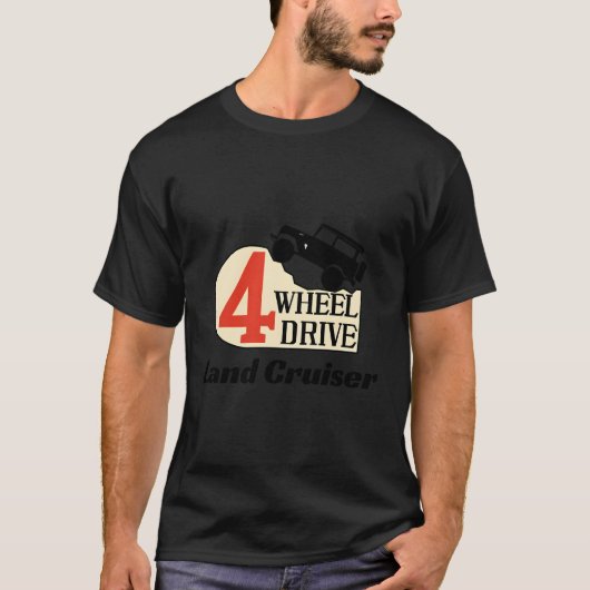 LandCruiser mit 4 Rädern T-Shirt (Vorderseite)