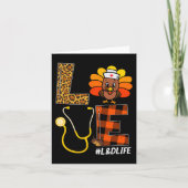 LandD Nurse Türkei Erntedank Day Liebe Nurse Lif Karte (Vorderseite)