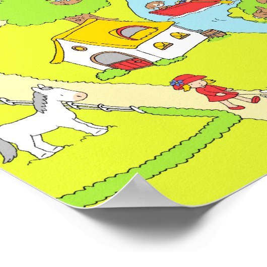 Landdörfchen Poster (Ecke)