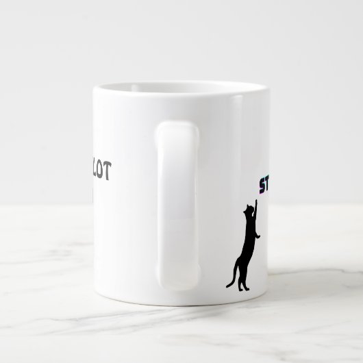 Landeanflug des Piloten-Vaters Jumbo-Tasse (Rückseite)