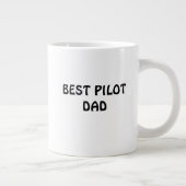 Landeanflug des Piloten-Vaters Jumbo-Tasse (Rechts)