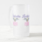 Landebahnen - Tasse aus Mattiertem Glas (Vorderseite Links)