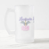 Landebahnen - Tasse aus Mattiertem Glas (Links)