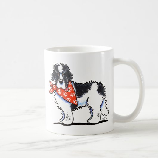 Landeer Newfie Sailor Kaffeetasse (Rechts)
