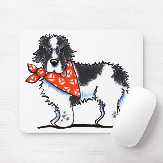 Landeer Newfie Sailor Mousepad (Mit Mouse)