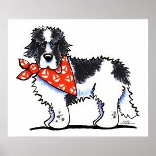 Landeer Newfie Seemann Poster