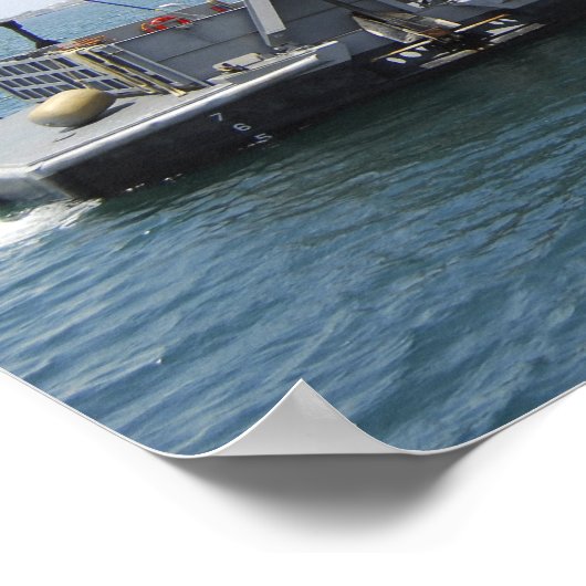 Landefahrzeug Poster (Ecke)