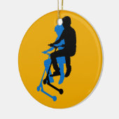 Landegetriebe - Motorroller Keramik Ornament (Links)