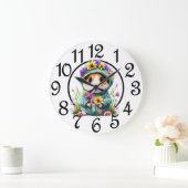 Landehamster-Acrylklemme Große Wanduhr (Zuhause)