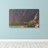 Landende Leinwanddruck (Insitu (Holzboden))