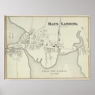 Landende Mai, New-Jersey Poster