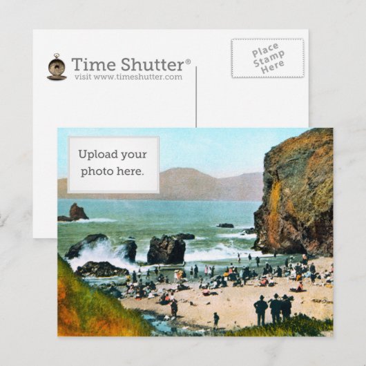 Landende Postkarte (Vorne/Hinten)