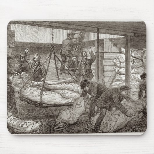Landendes australisches gefrorenes Fleisch Mousepad (Vorne)