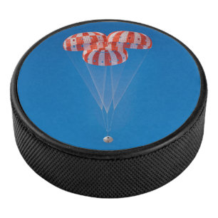 Landeplatz des Orion Spacecraft Fallschirms Eishockey Puck