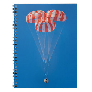 Landeplatz des Orion Spacecraft Fallschirms Notizblock