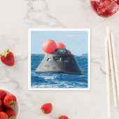 Landeplatz des Orion Spacecraft Fallschirms Serviette (Beispiel)